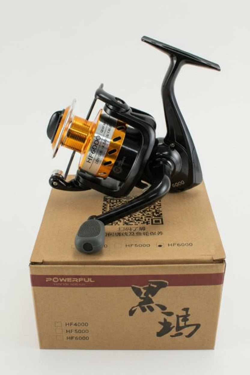 POWERFUL DRIVE GEAR HF6000 4.7:1 GEAR RATIO SPINNING REEL