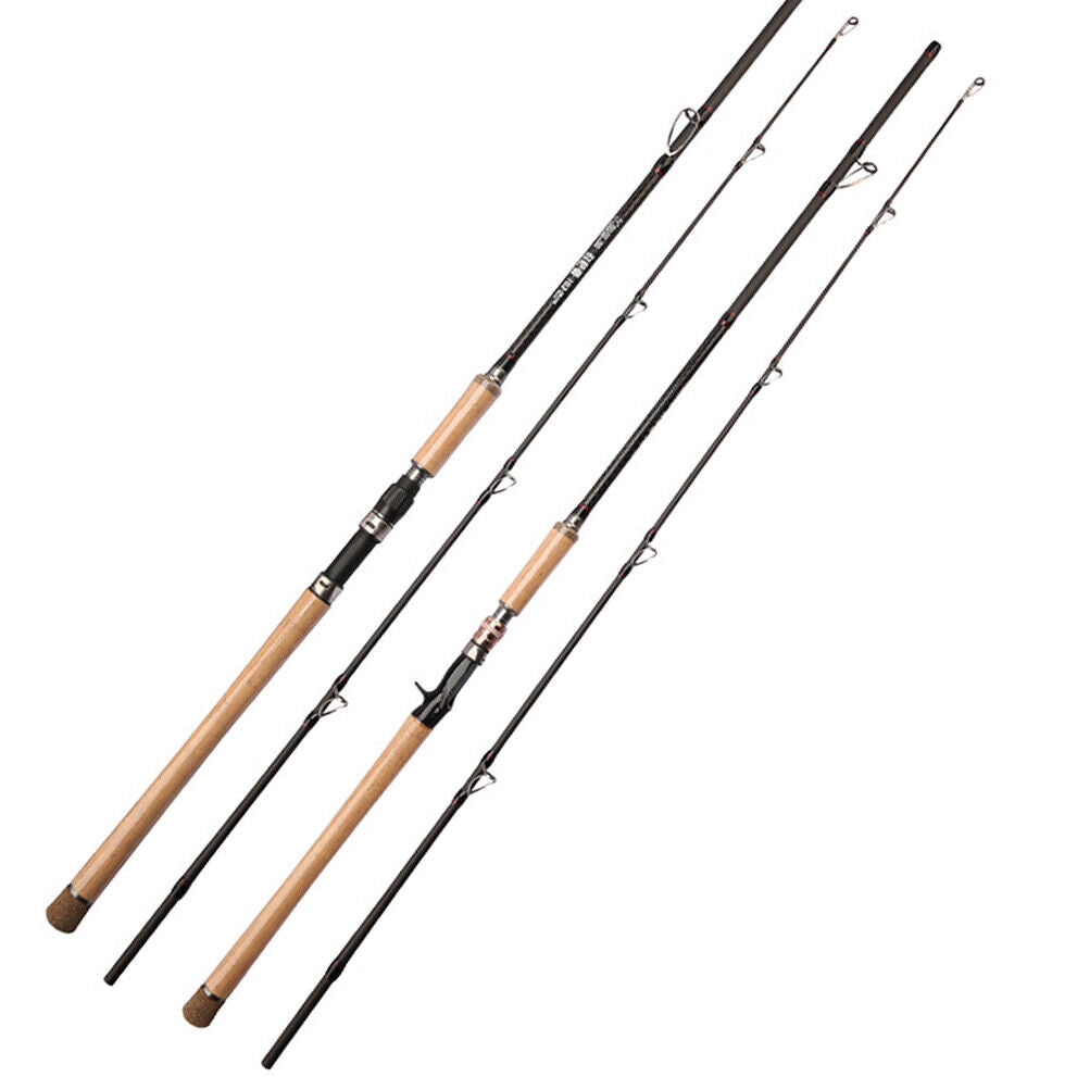 Light Spin HYR E-Glass Blacked Out Rod (Yellowtail/Bait/In-Shore)